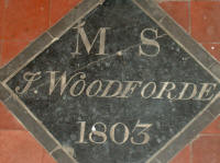 Gravestone of Parson Woodforde