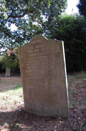Walter Rye's Grave