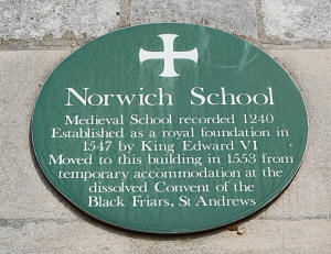 Norwich School Plaque