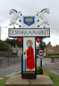 Downham Market Sign