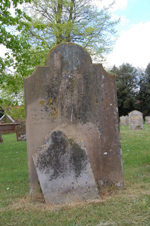 Headstone in Kenninghall Churchyard