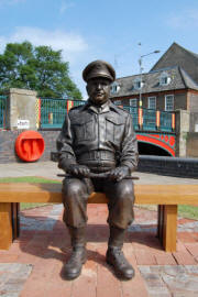 Captain Mainwaring Statue, Thetford