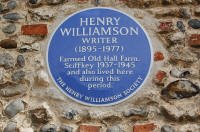 Henry Williamson Plaque
