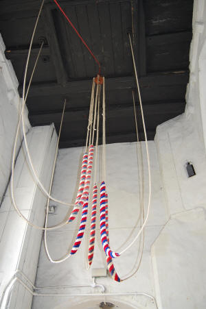 Bell Ropes Inside Upwell Church